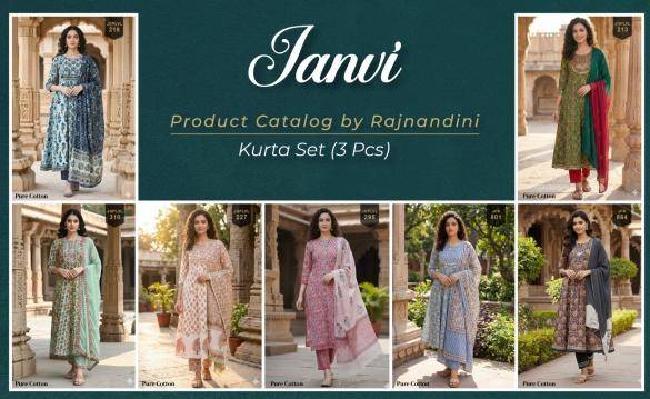 Rajnandini janvi Kurti sets wholesale